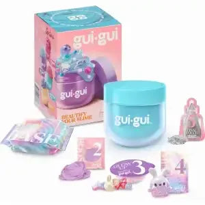 Gui Gui Rose Scent Crystal Slime | 5-Step DIY Blind Box | Stress Relief Sensory Toy