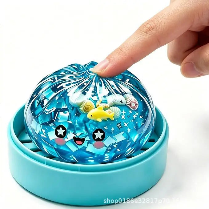 Glitter Dumpling Squishy Toy