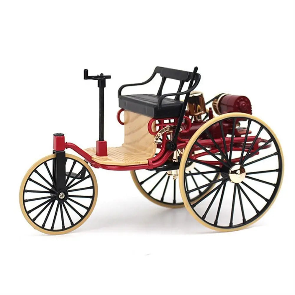1:12 Scale Vintage Classic Tricycle Diecast Metal Model – Alloy Collectible Toy, 8 Styles