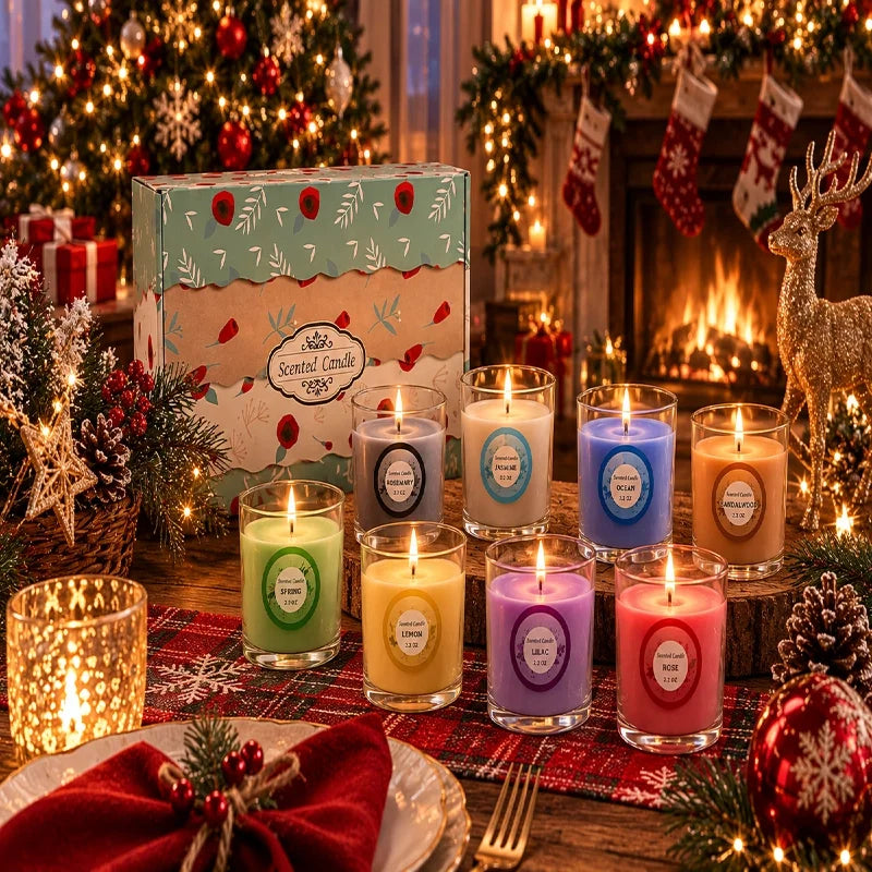 Scented Candle Gift Set, 20 Pieces