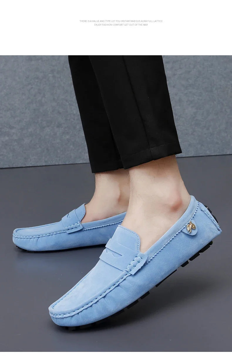Shoes Men Casual Shoes Fashion Men Shoes Genuine Leather Men Loafers Moccasins Slip on Men Flats Male Driving Shoes