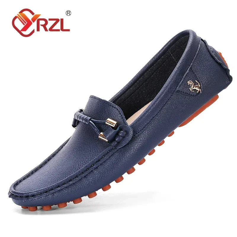 Men's Handmade Moccasin Loafers | Slip-On Casual Leather Shoes