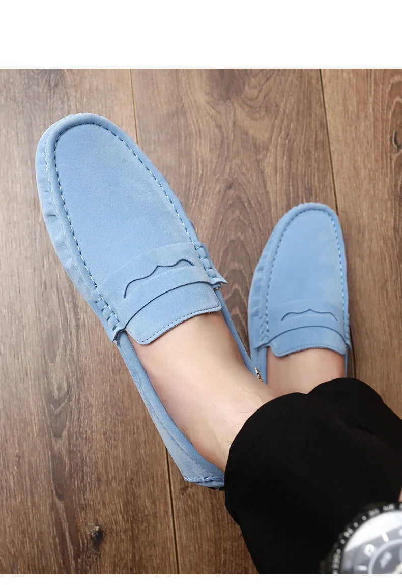 Shoes Men Casual Shoes Fashion Men Shoes Genuine Leather Men Loafers Moccasins Slip on Men Flats Male Driving Shoes