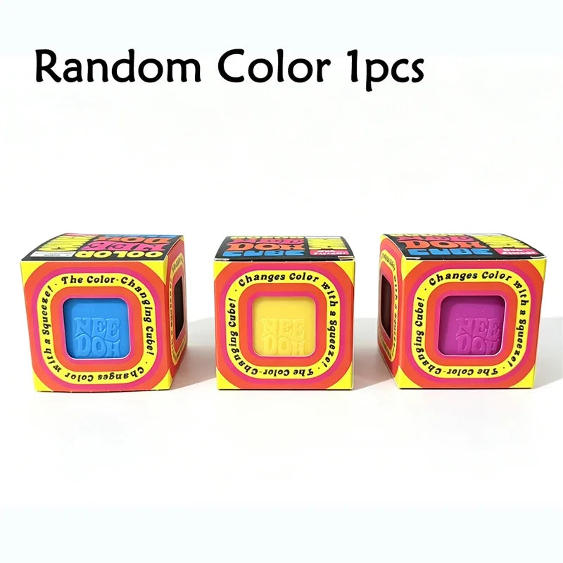 Color-Change Squishy Cube