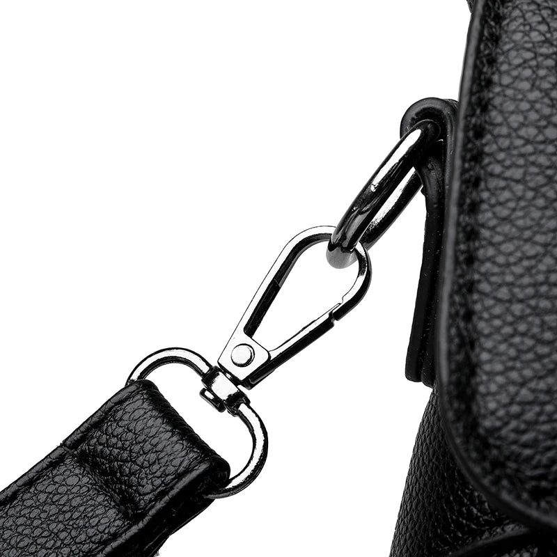 Women's PU Leather Casual Tote Crossbody Bag