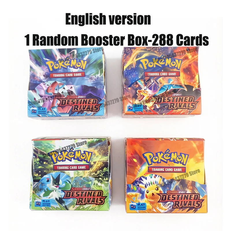 Pokémon 360Pcs English Booster Box | Scarlet Violet, Prismatic Evolutions, Temporal Forces & More