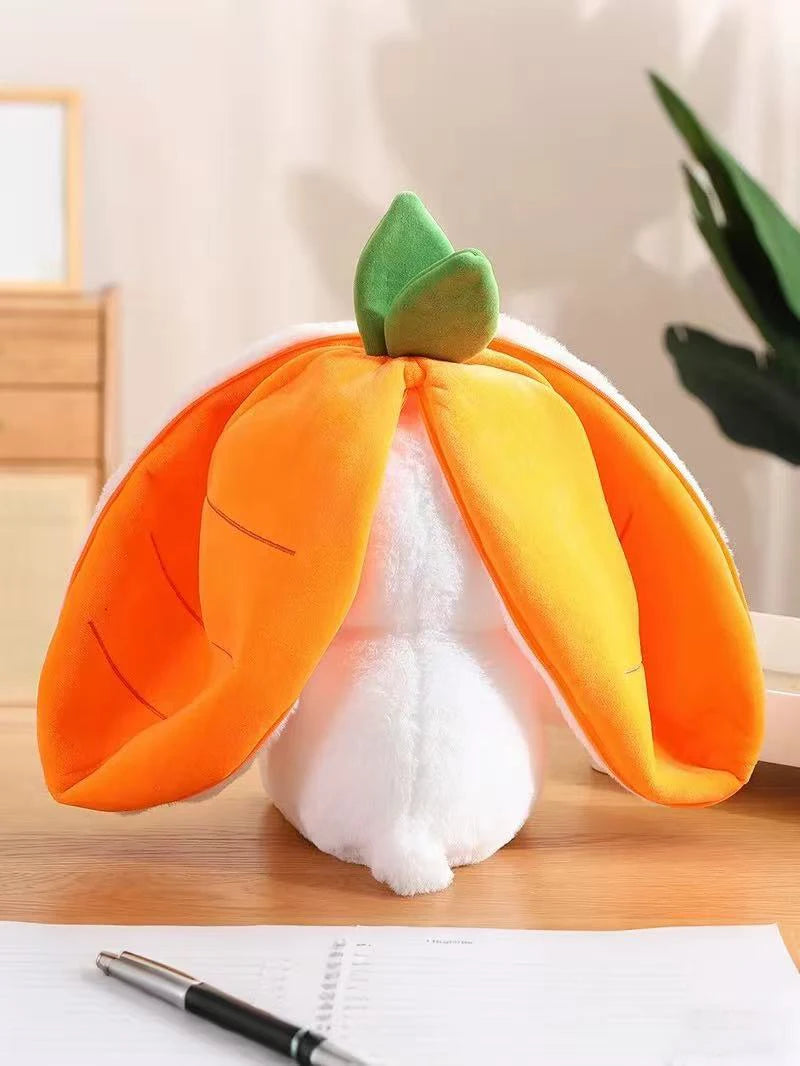 Jelly Cat 30cm Strawberry Floral Ears Bonnie Rabbit Easter Shy Rabbit Appease Dolls Cats and Dogs Toys Pets Christmas Gifts