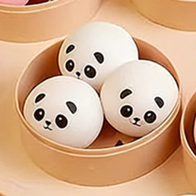 Cute Animal & Dumpling Mochi Squishy Stress Ball – Fidget Sensory Toy
