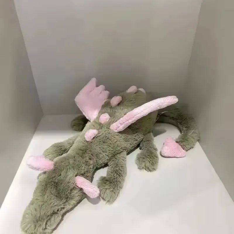 50cm Matcha Dragon and Scarlet Heart Dragon Plush Toys, Cute and Soothing Companion Plush Toys, Perfect for Holiday Gifts.