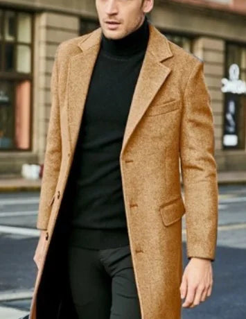 Men's Casual Autumn Coat – Relaxed Fit Outerwear in 5 Colors, Sizes S–4XL