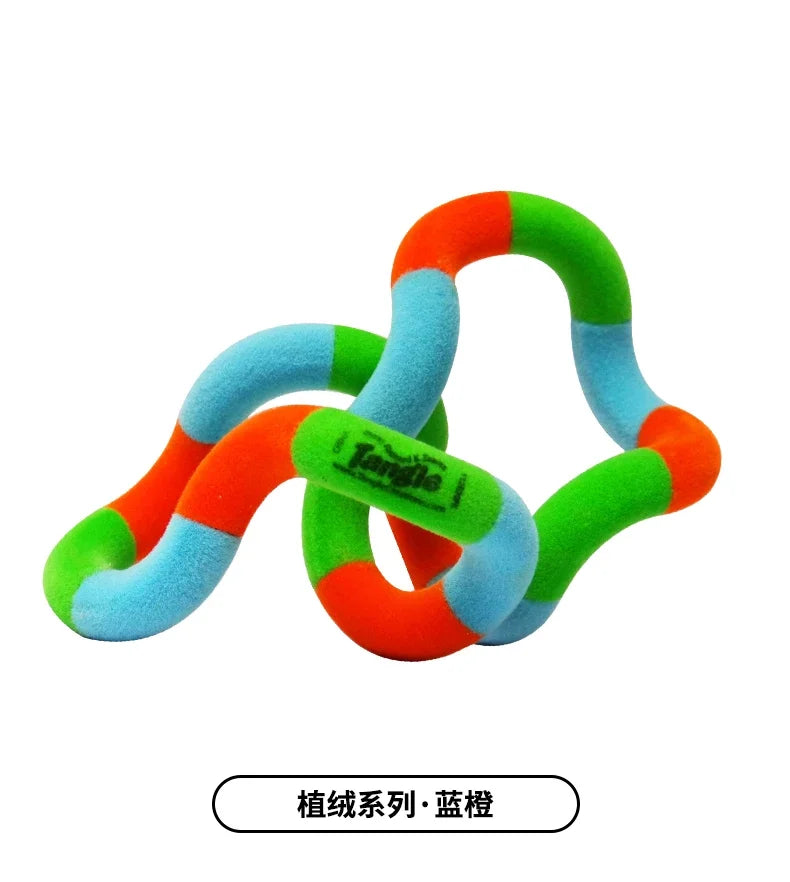 Official Genuine Fuzzies Twisty Fidget Toy Stress Relief ADHD Concentration Training Finger Sensory Toy Adult Anxiety Relief