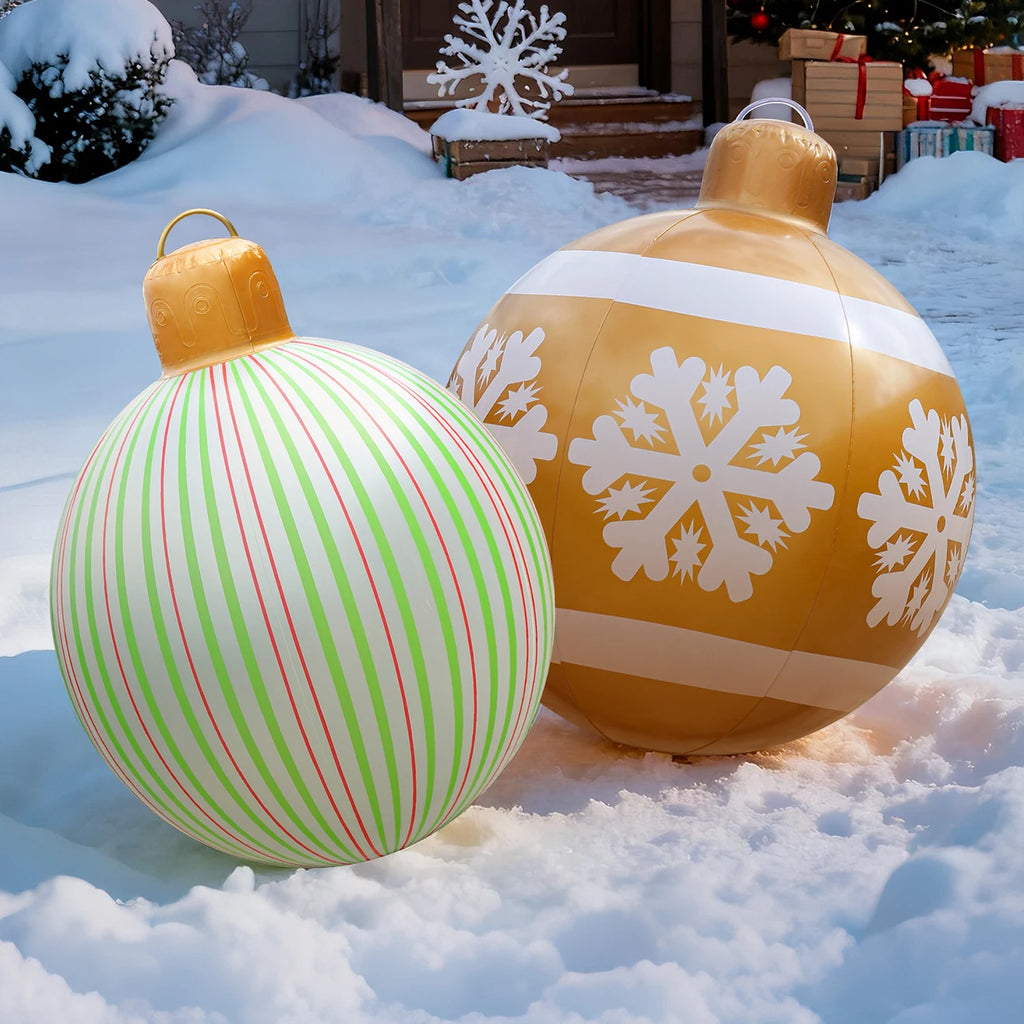 Large Inflatable Christmas Ornament Ball, 1 Piece
