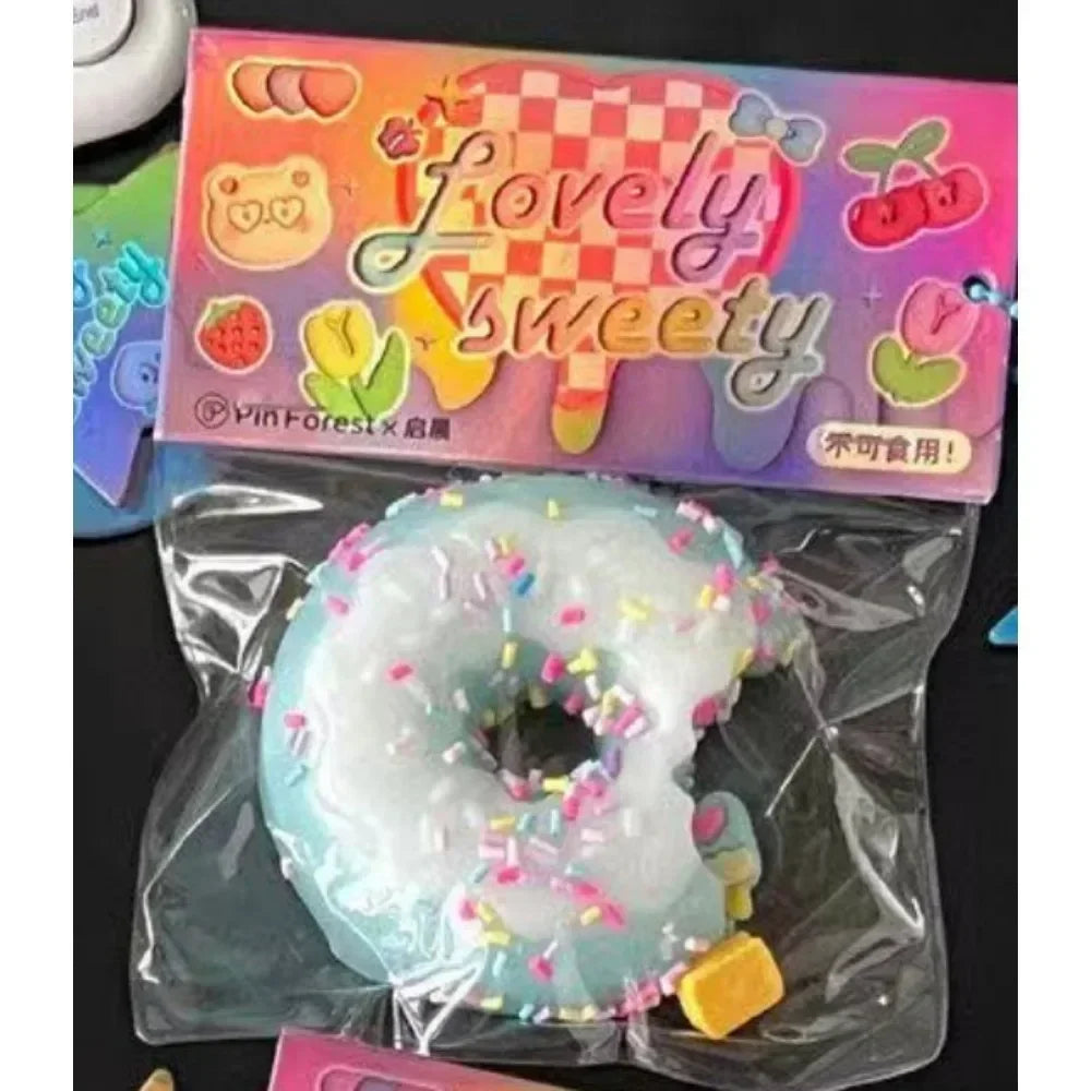 Taba Squishy Cake & Doughnut Stress Relief Toy — Extra Large Sensory Fidget for Kids & Adults