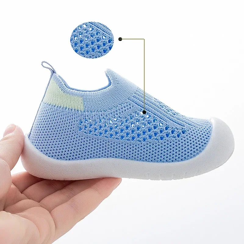 Toddler & Baby Breathable Knitted Slip-On Sneakers