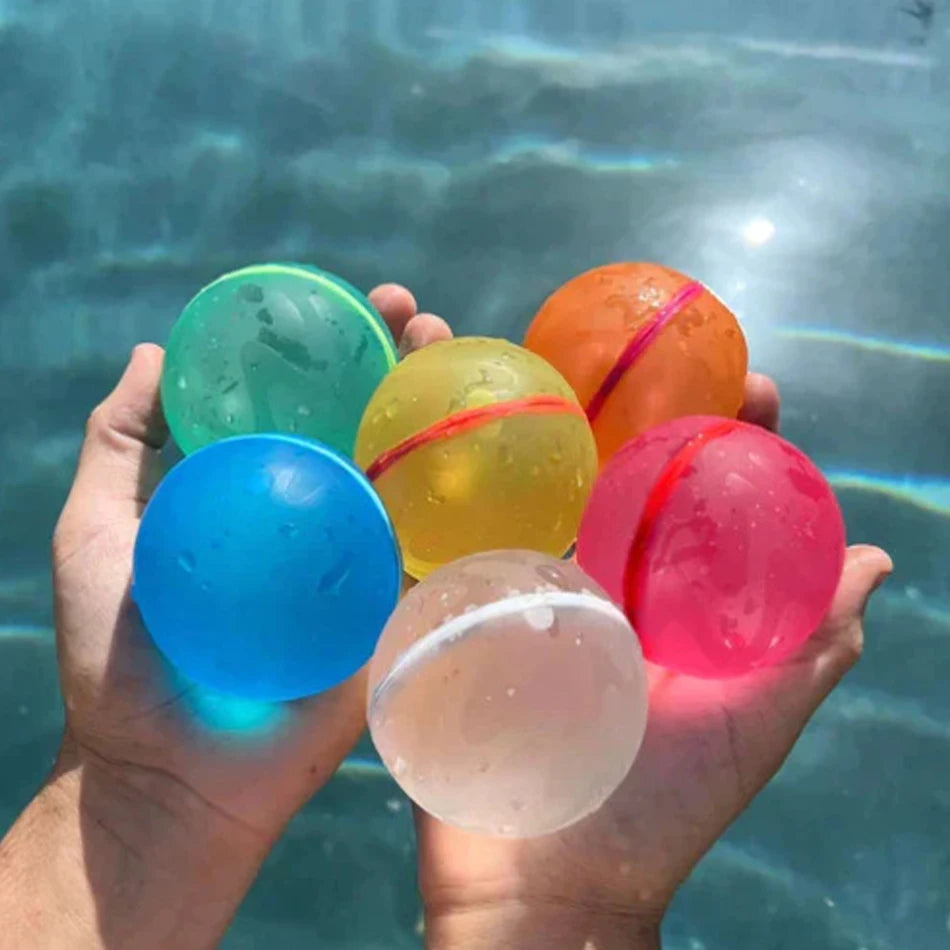 Reusable Self-Sealing Water Balloons | Quick Fill Splash Balls | Kids Outdoor Fun | 4–50 Pack
