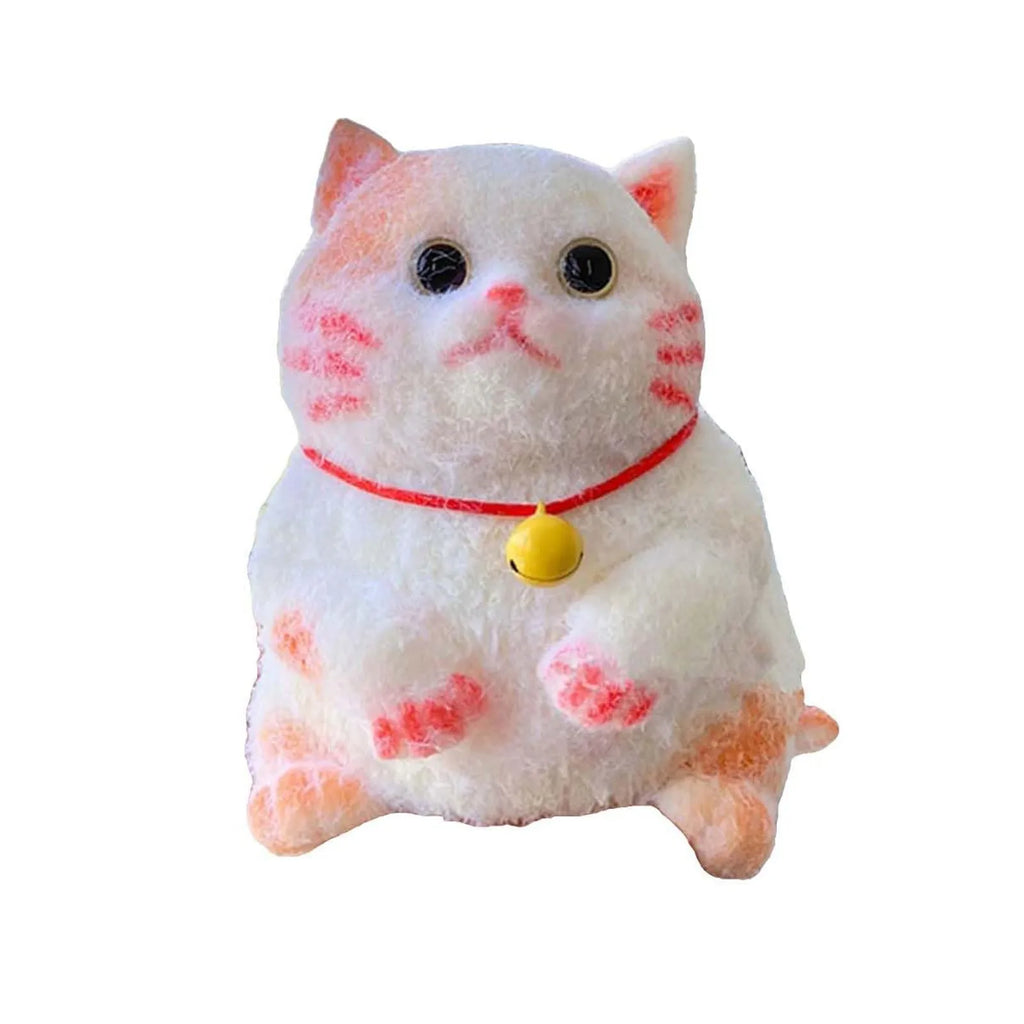 Simulated Fat Cat Stress Relief Pinch Toy Handmade Mini Cute Animal Desktop Ornaments Slow Rebound Squeeze Relaxation Toy