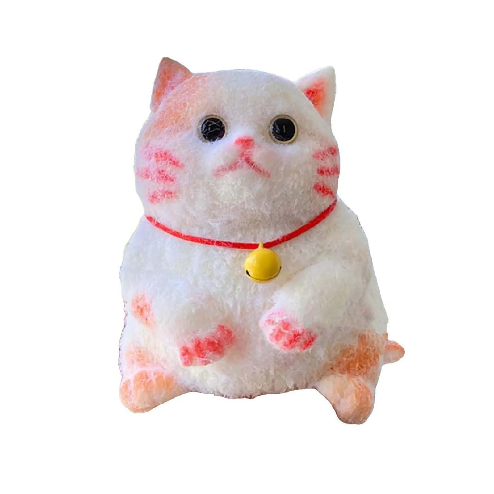 Simulated Fat Cat Stress Relief Pinch Toy Handmade Mini Cute Animal Desktop Ornaments Slow Rebound Squeeze Relaxation Toy