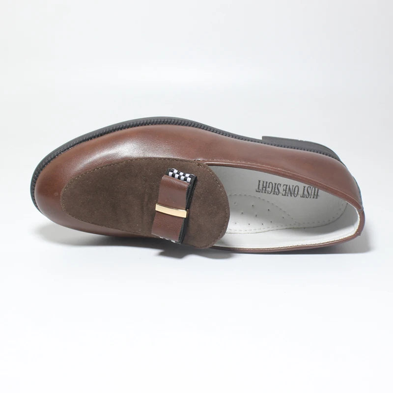 Boys' Classic British Oxford Dress Shoes