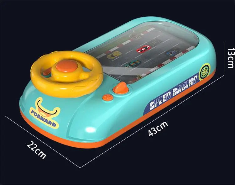Toddler Racing Car Steering Wheel Toys Musical Electronic Adventure Game Simulated Driving Interactive Toy Gift for Kids Baby