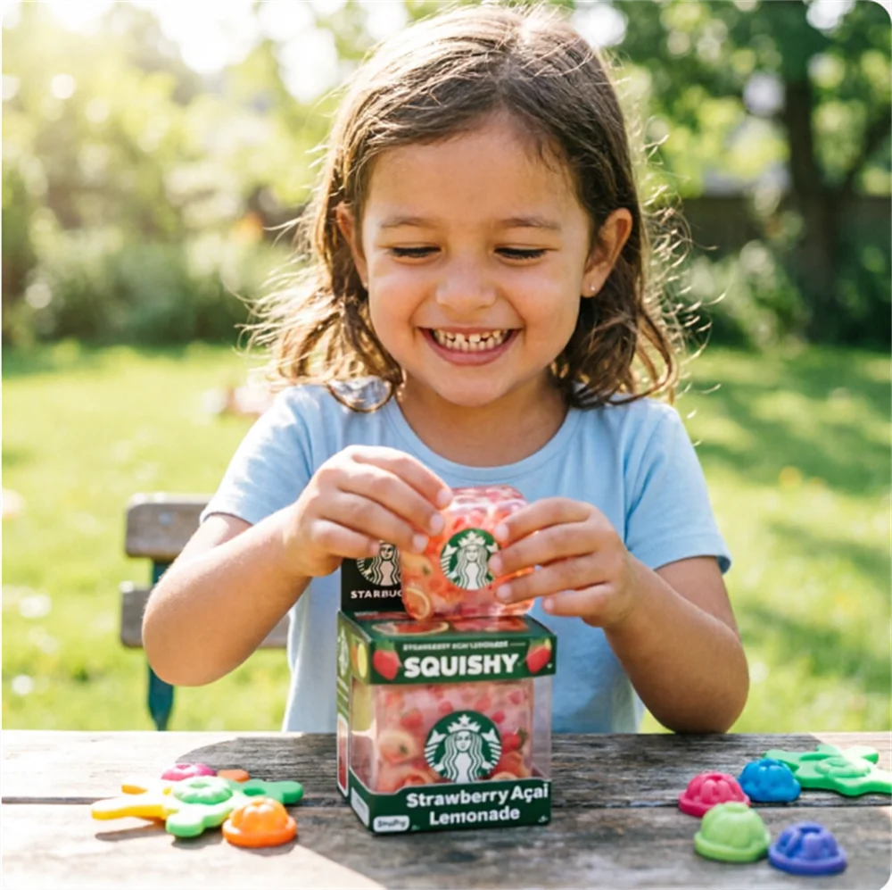 Sprite Limited Edition Nice Cube Squish Toy | Stress Relief Squishy | Single, 2-Pack & 3-Pack