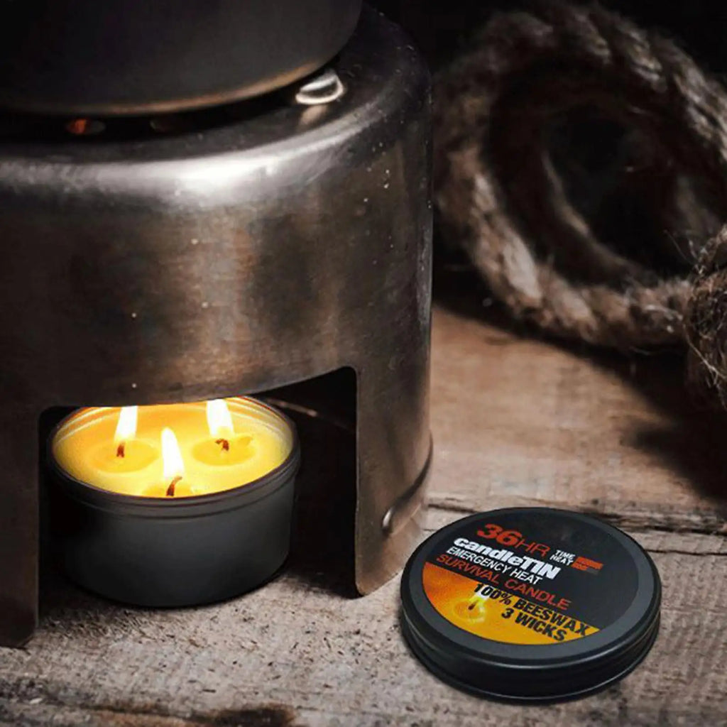 Survival Candles for Household Power Outages Windproof Smokeless Disaster Prevention Emergency Supplies No Electricity Lighting