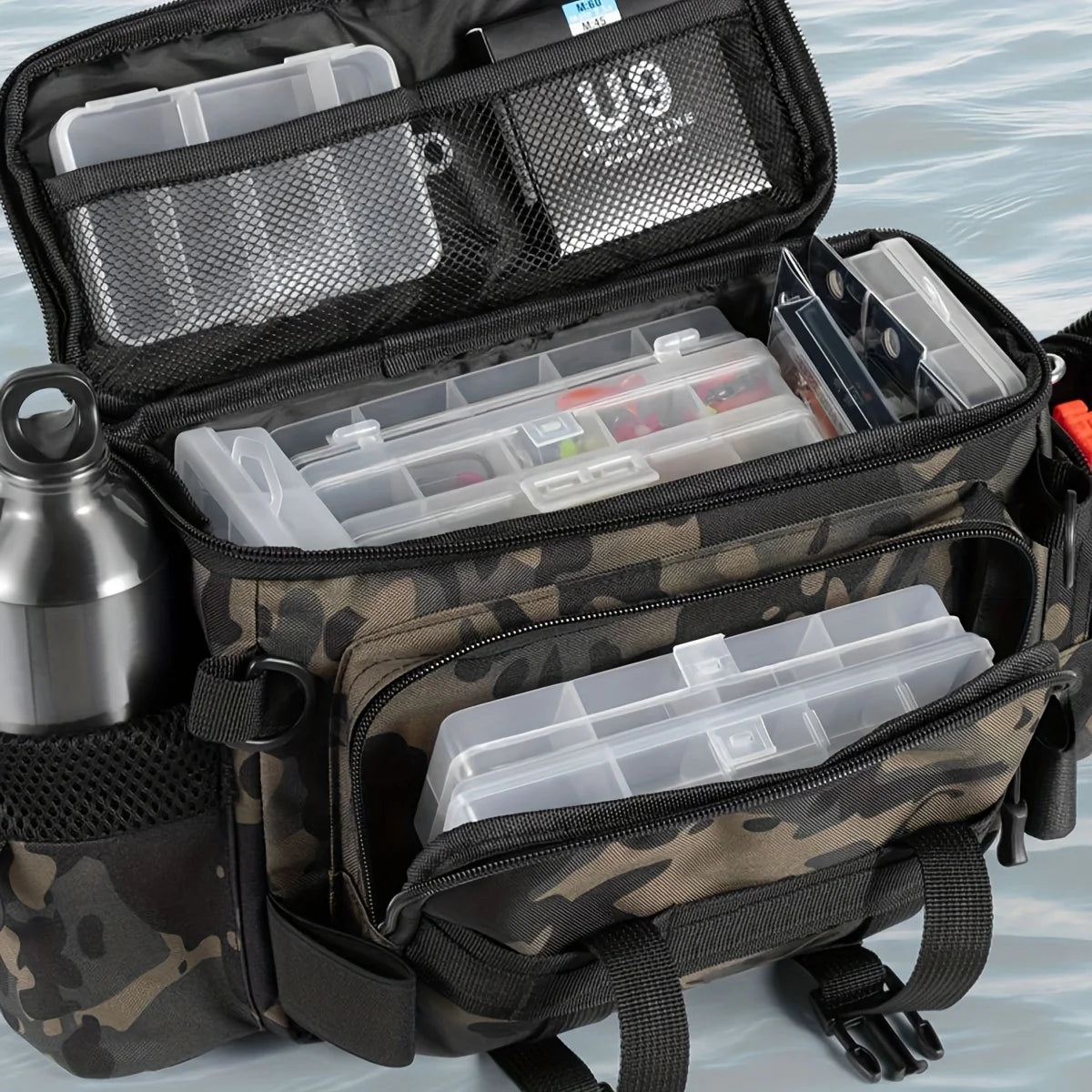 Canvas Fishing Gear Waist & Crossbody Bag
