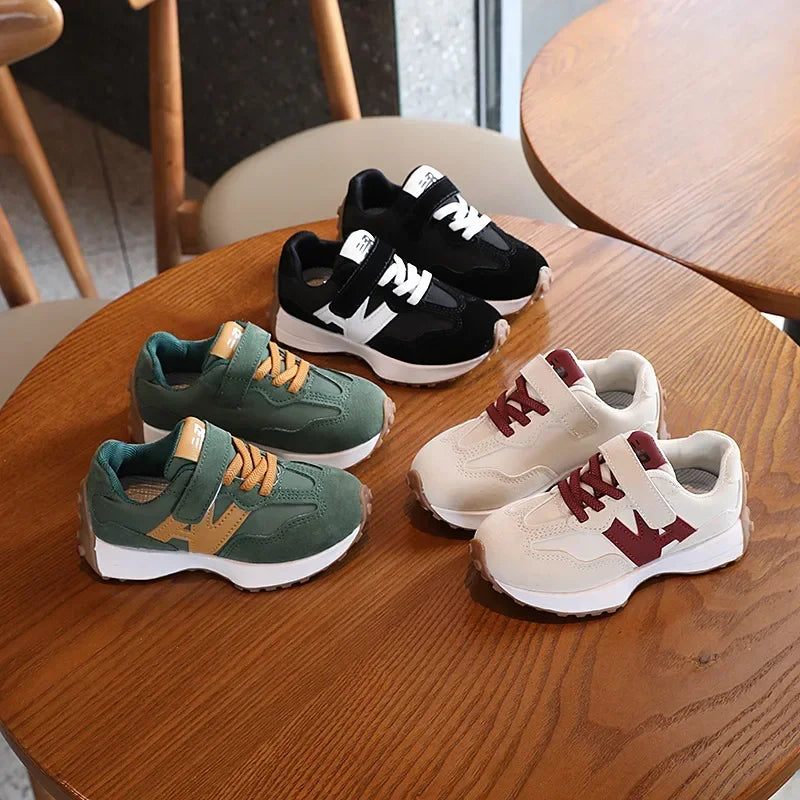 Kids' Unisex PU Leather Basketball Sports Sneakers
