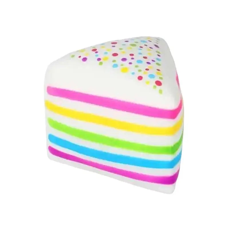 1PCS Rainbow Cake Squeeze Toys Slow-rebound Sensory Fidget Toys Stress & Anxiety Relief For Adults And Kids Birthday Gift