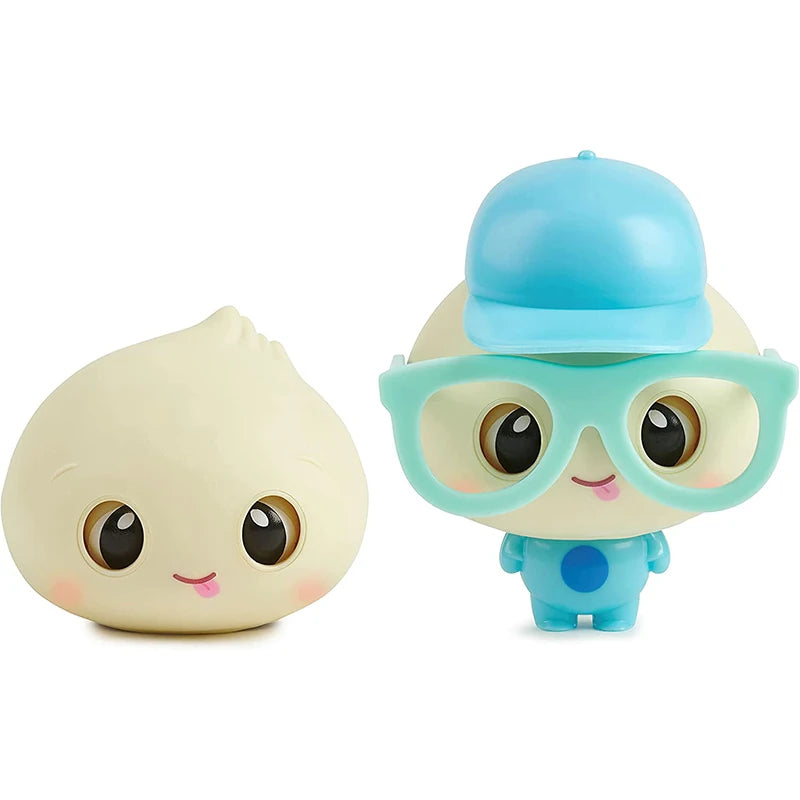 My Squishy Little Dumplings Interactive Doll Marshmallow Golden Cute Dumpling with Sound and Light Electronic Interactive Toys