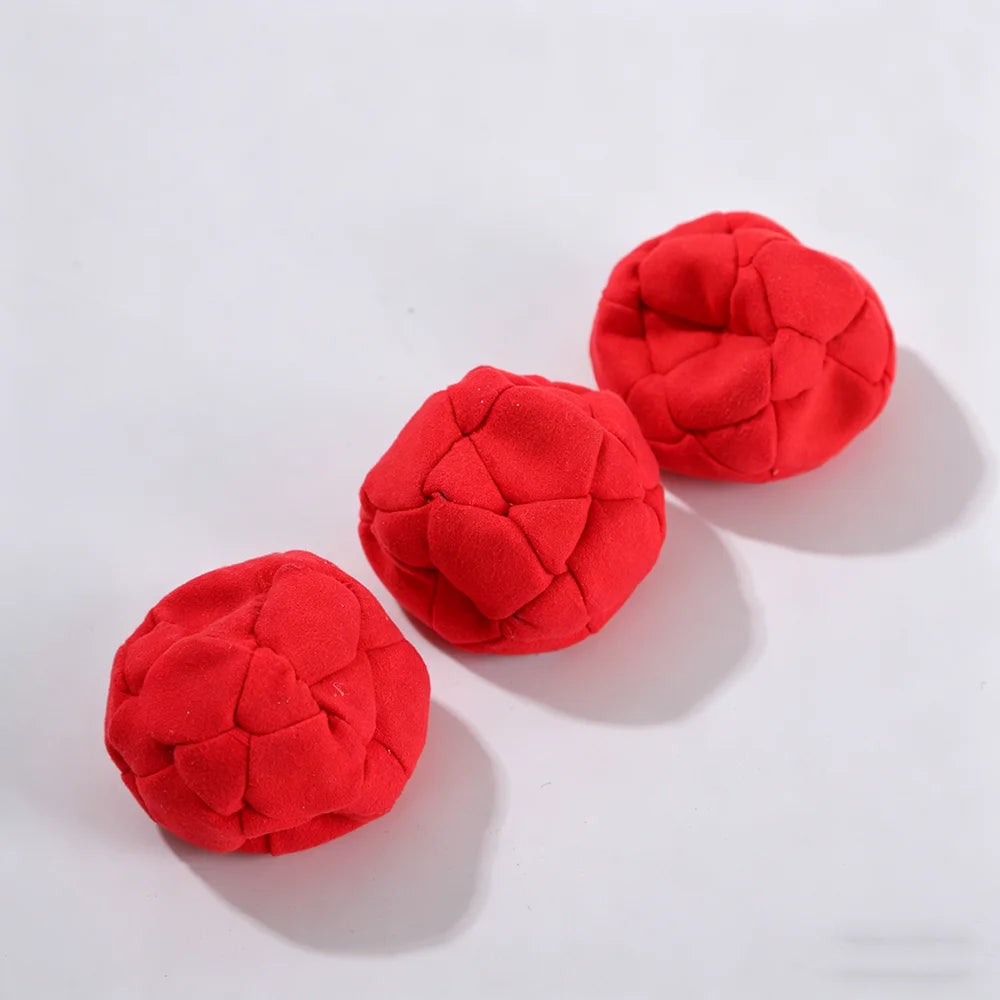 Handmade Knitted Hacky Sack Footbag | Crochet Juggling Balls for Kids & Adults