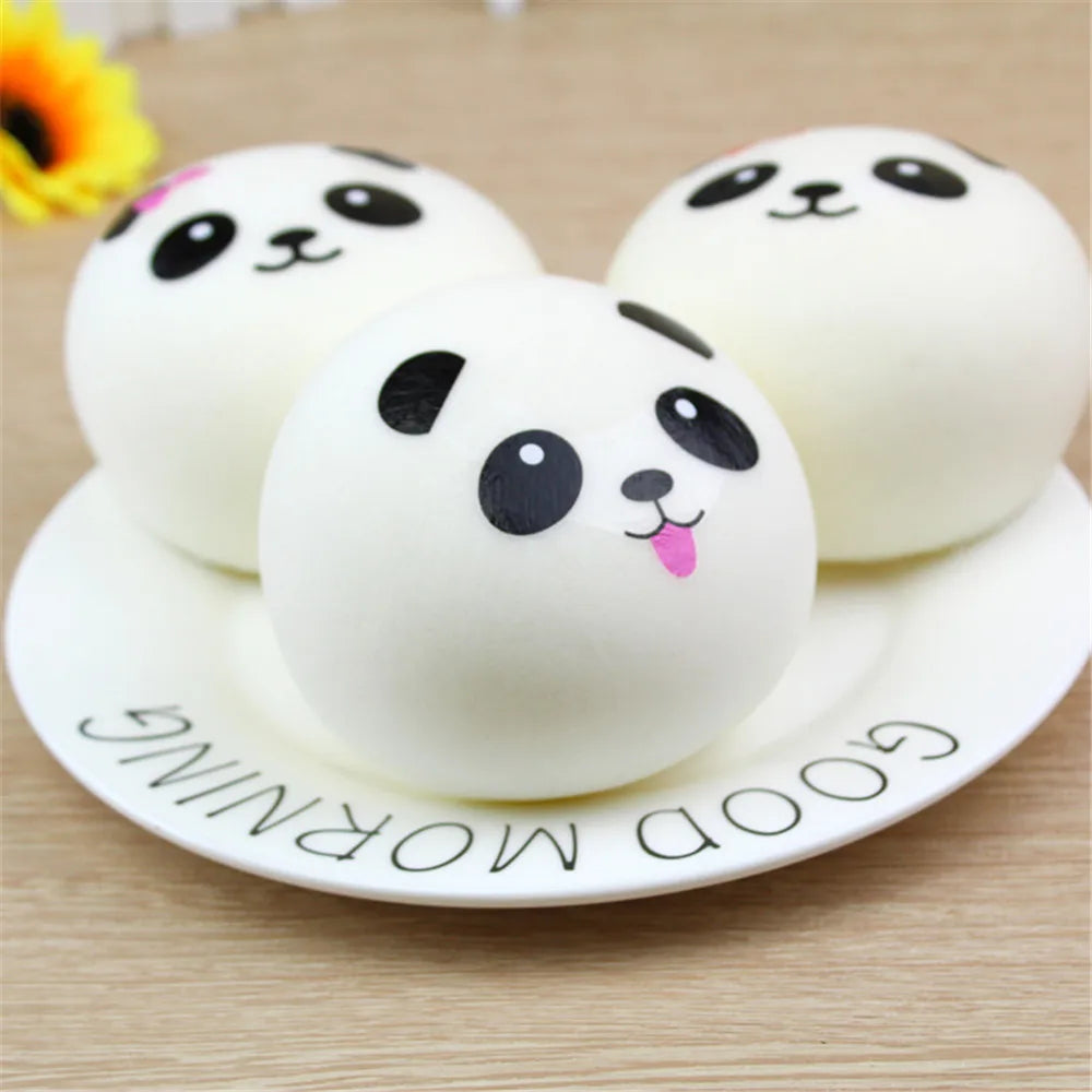 Slow Rising Bread Squishy Stress Relief Toy | Soft Foam Sensory Squeeze Toy — Cute Gift