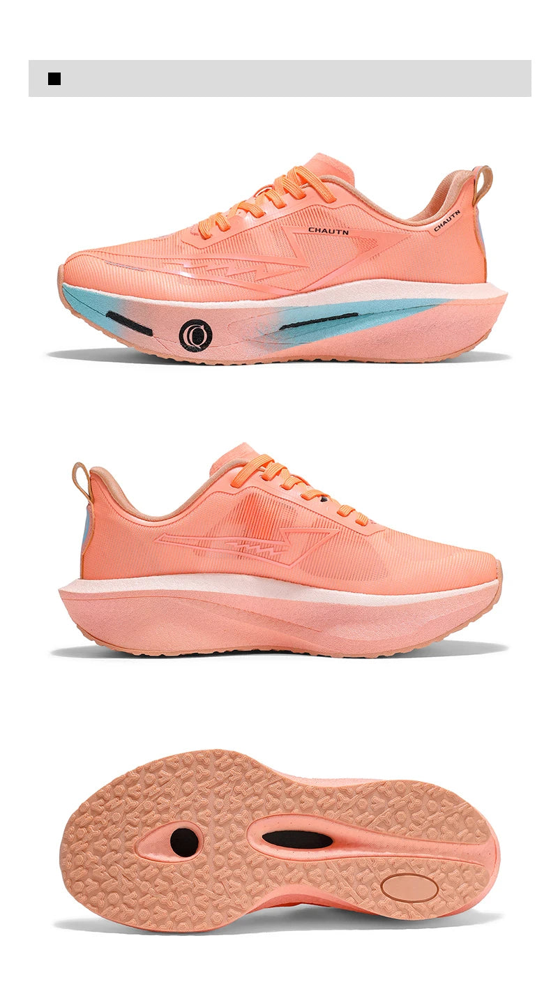 2026Running Shoes Carbon Board Men Speciality Marathon Sports Breathable Lightweight Women's Comfortable Nonskid Chunta Sneakers