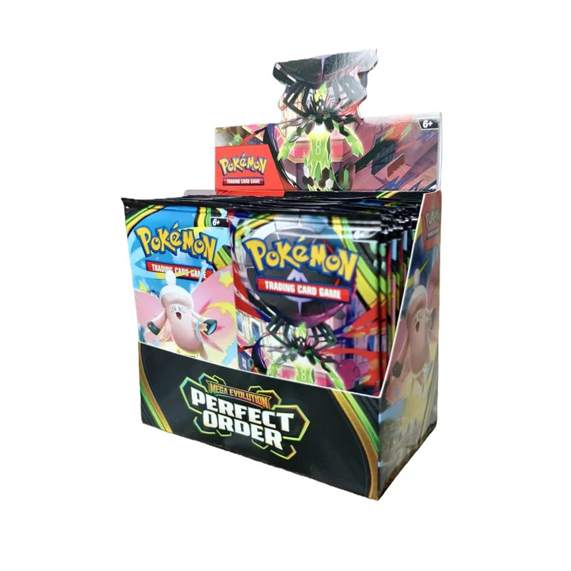 360 PCS Pokemon Mega Evolution Perfect Order Booster Box card English Rare Holographic English Booster Battle Transaction Card