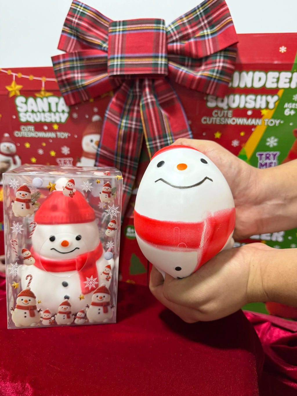 Christmas Snowman Squishy Fidget Toy