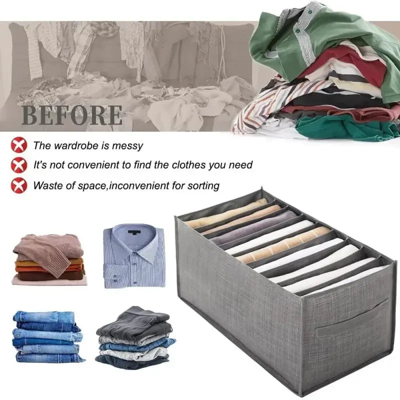 Underwear Storage Drawers Organizer Divider Jeans Organization Storage Box Closet Organizer Clothing Organization System Drawer