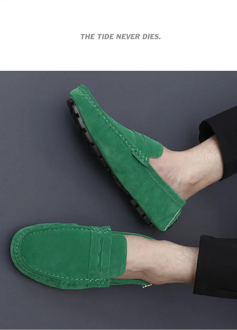 Shoes Men Casual Shoes Fashion Men Shoes Genuine Leather Men Loafers Moccasins Slip on Men Flats Male Driving Shoes