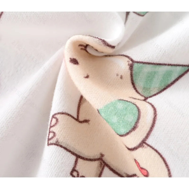 Newborn Baby Unisex Pure Cotton Cartoon Romper Onesie with Hat