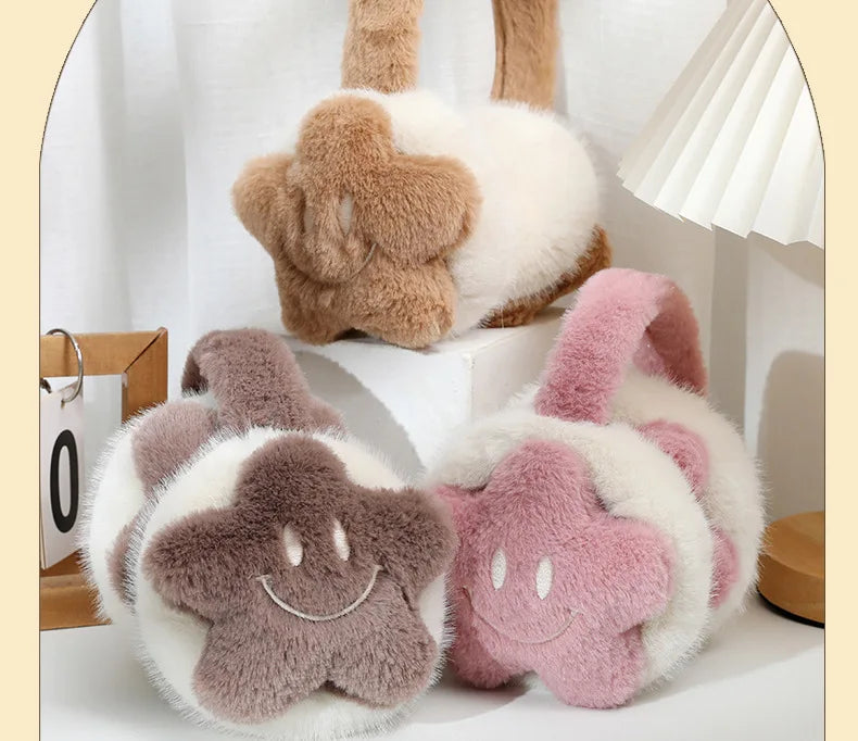 Kids' Plush Star Earmuffs