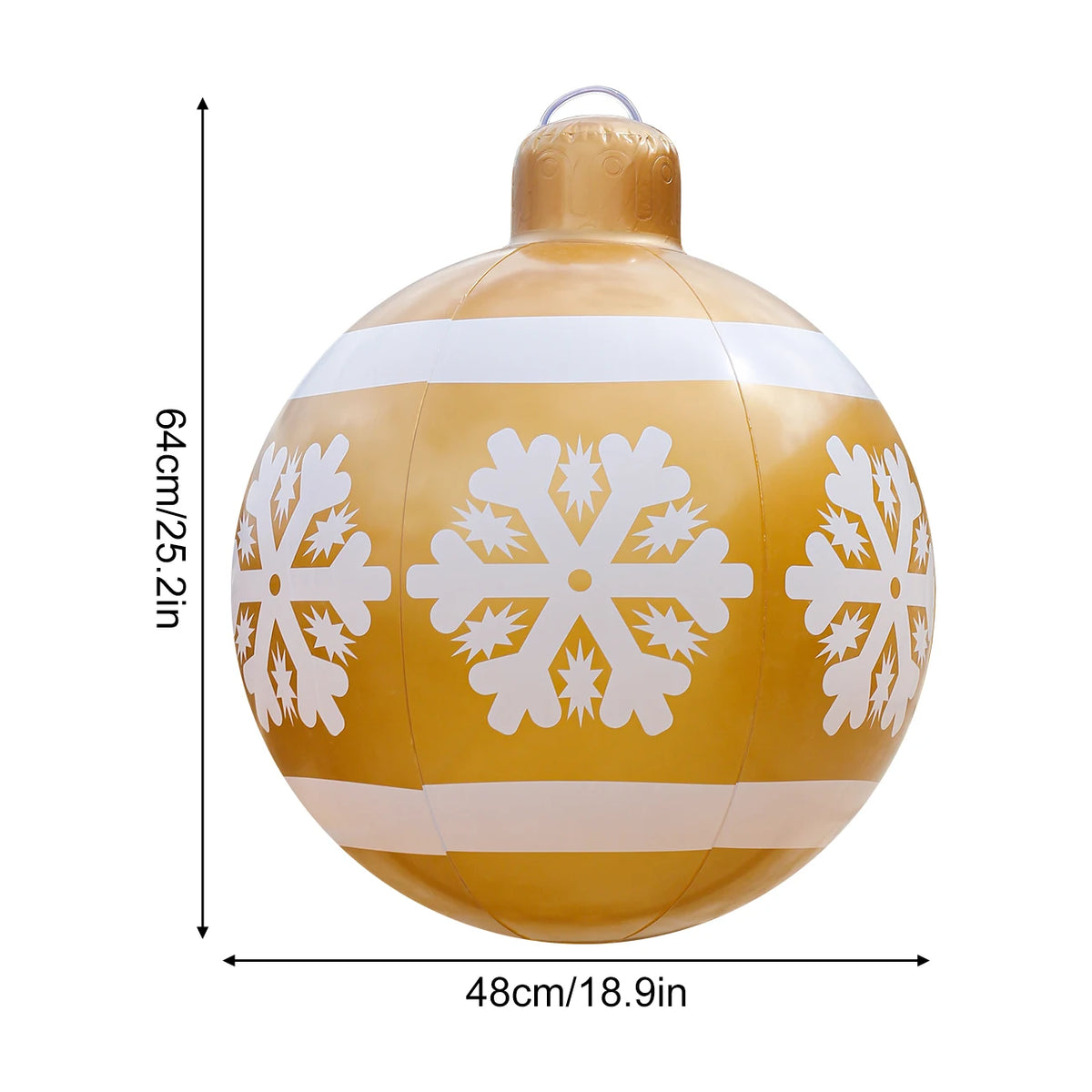 Large Inflatable Christmas Ornament Ball, 1 Piece