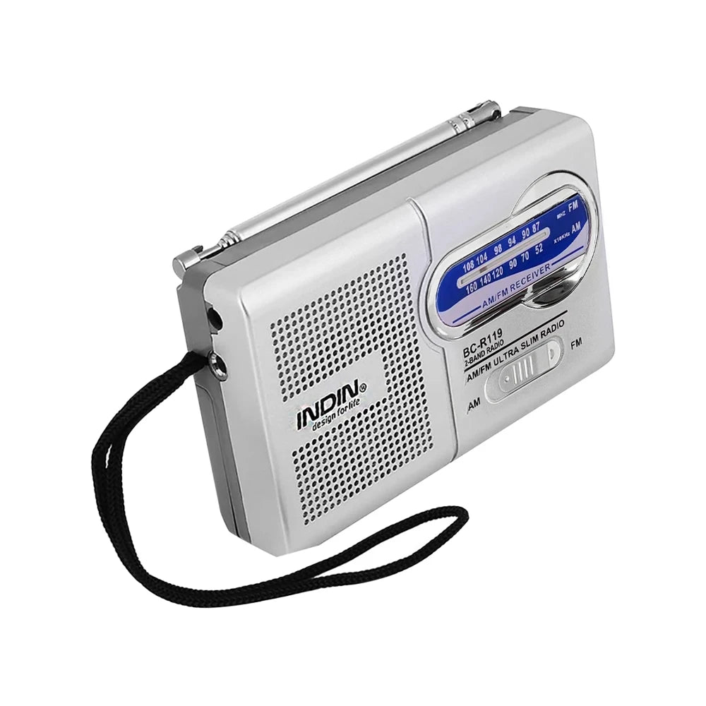 BC-R119 Radio AM FM Battery Operated Portable Radio Best Reception Longest Lasting For Emergency Hurricane Running Walking Home