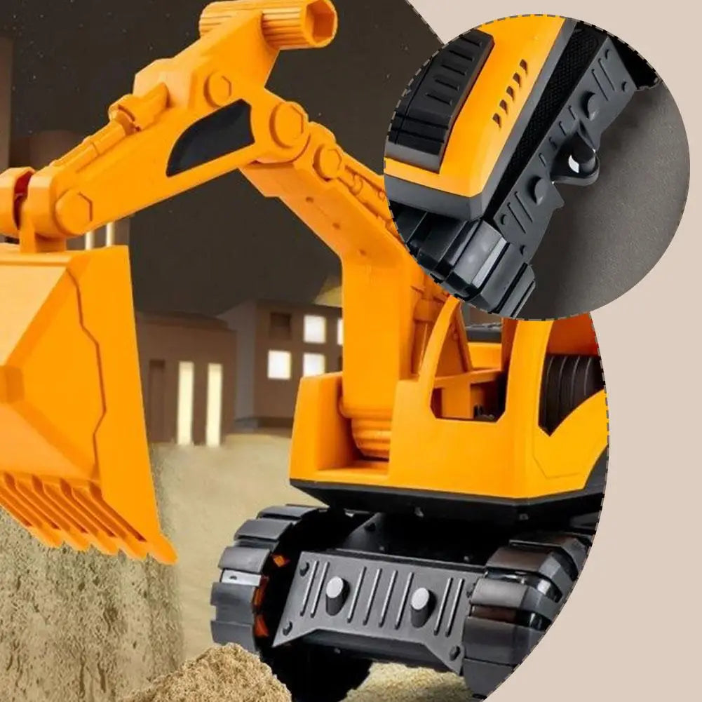 Excavator Truck Model Toy Engineering Vehicle Toddler Early Education Construction Vehicles Truck Boys Gifts