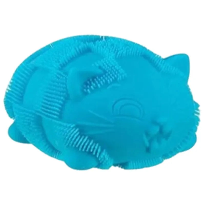 Cute Cat Shaped Stress Relieving Ball Fingertip Toy Pet Squeezing Small Soft Toy for Anxiety Relief