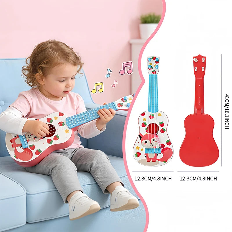 Blue Guitar Music Toy Suitable for Children Aged 0-3 And above Age Infants Early Education Musical Instrument Toy