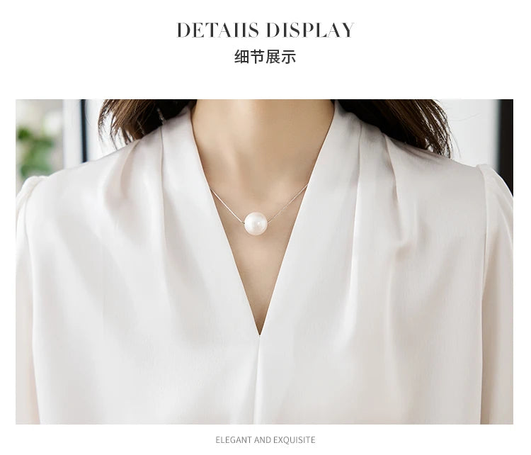 Women's Satin Office Blouse
