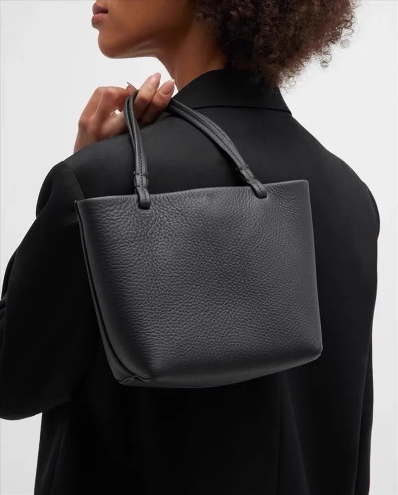 Women's Leather Small Tote & Crossbody Shoulder Bag