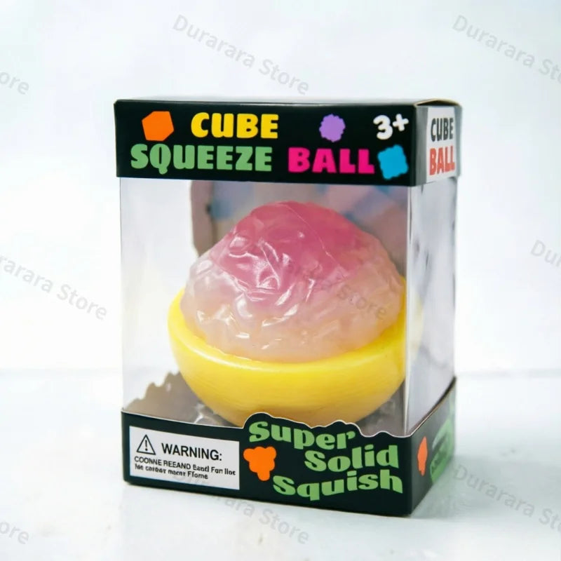 New Snowflake Ice Cube Maltose Squishy Stress Relief Slow Filled Squishy Toys Kids Stress Relief Decompression Venting Toys