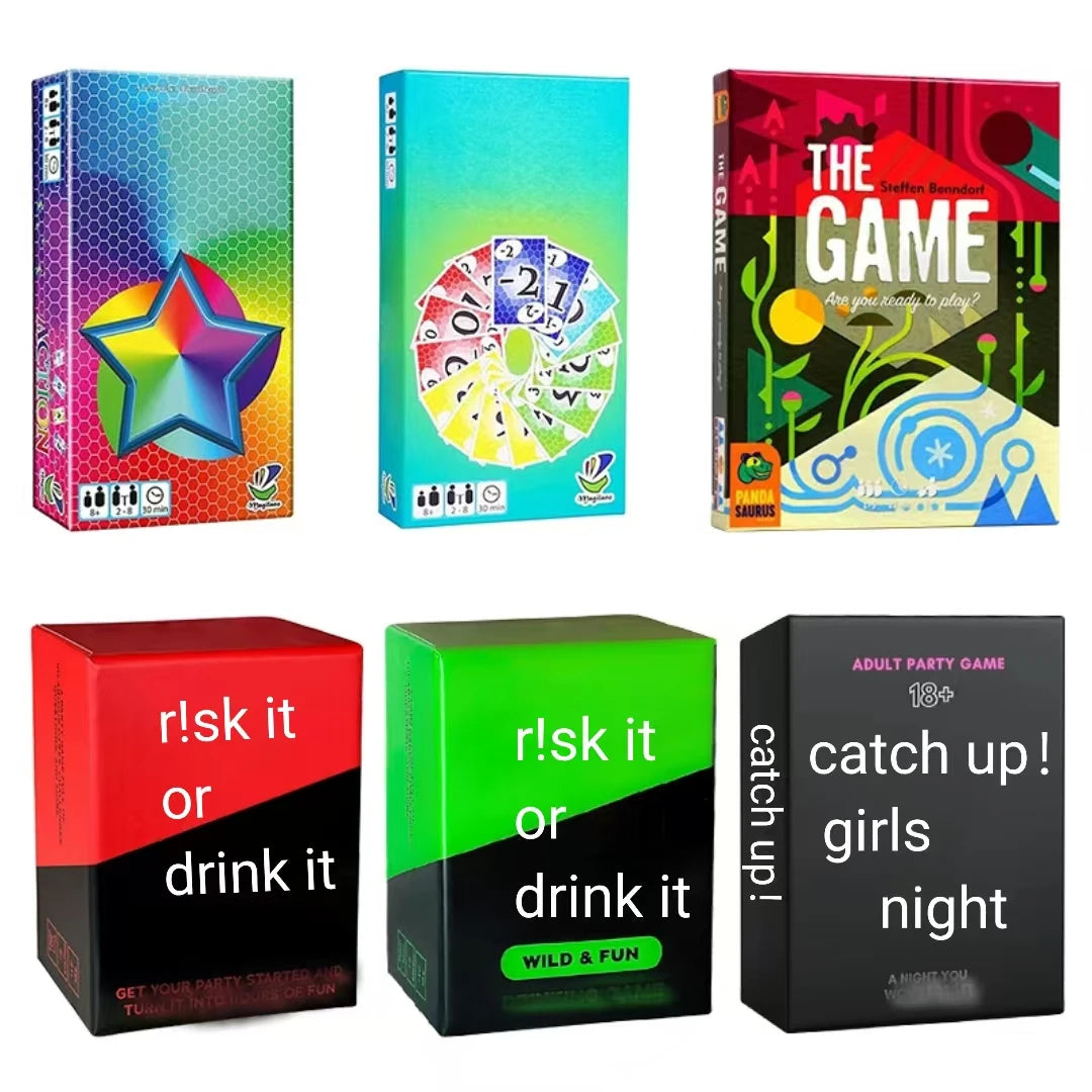The Game Card Game Cooperative Strategy Interactive Fun Family Game Challenges Intelligence cooperation Fun Group Game for Adult