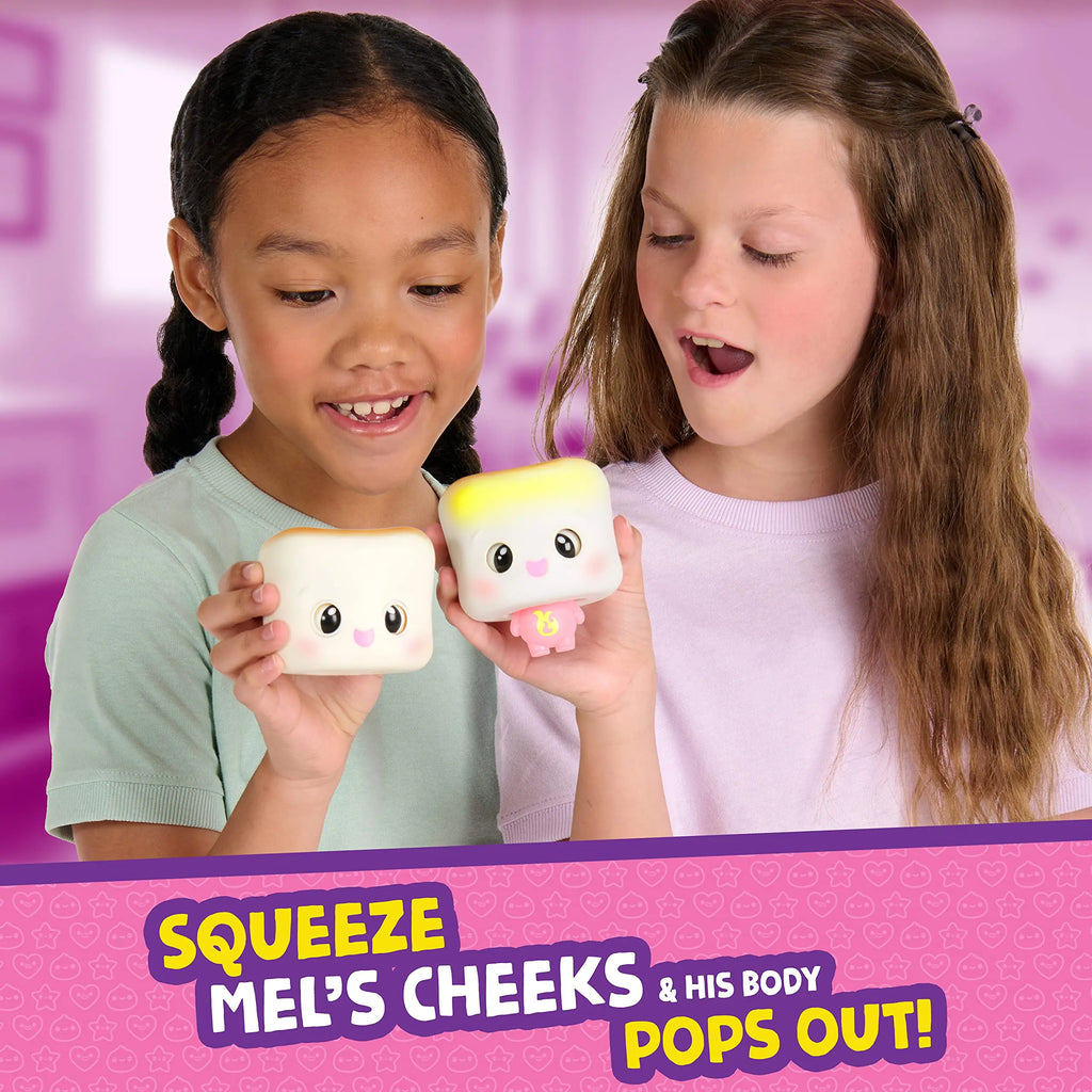 My Squishy Little Dumplings Interactive Doll Marshmallow Golden Cute Dumpling with Sound and Light Electronic Interactive Toys