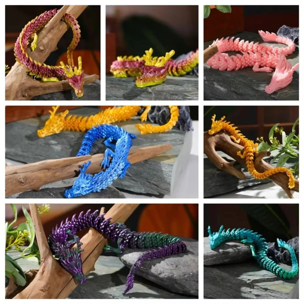 Giant 3D Dragon Figurine 60cm - Desk & Office Decor