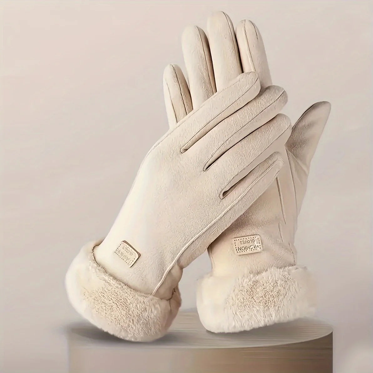 Women's Plush-Lined Touchscreen Gloves